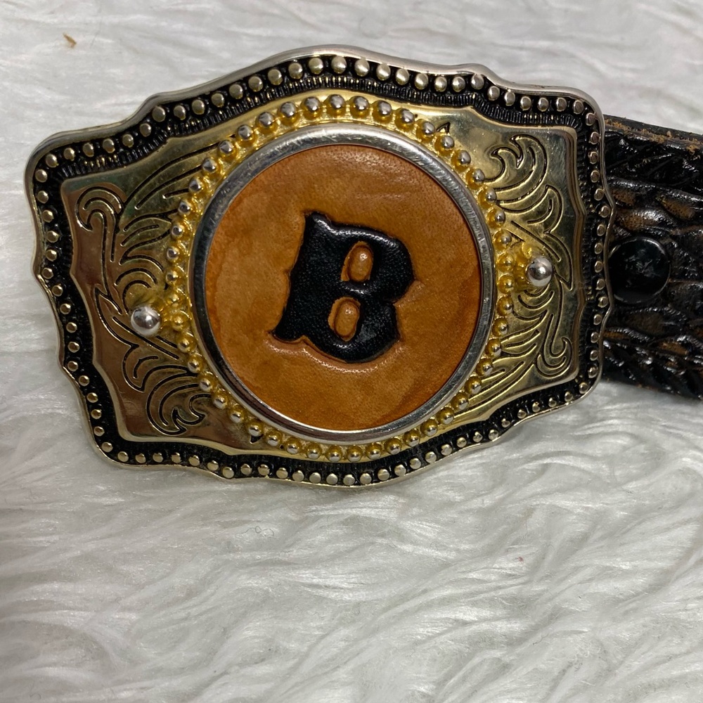 Full grain western belt  size 32